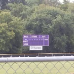 Baseball Score Board Sign in Marion IL